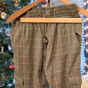 RELAXED FIT TAPERED PANTS|USED|SIZE:M